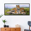 5D DIY Diamond Painting Full Round Drill Tigers Picture of Rhinestone