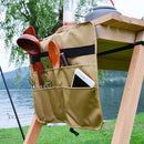 Outdoor Camping Picnic Storage Bag BBQ Tableware Hanging Organizer (Square)