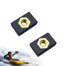 Copper Sliding Nut Kayak Side Track Rail Fishing Rod Pole Holder for Kayak