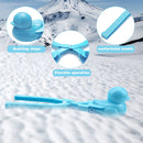 Snowball Maker Tool Duck Shape Snow Ball Tongs Clip with Handle (Blue) Newly