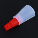 1pc Heat Resisting Silicone Grill Oil Bottle BBQ Basting Brush Tool(Red)