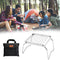 Outdoor Portable BBQ Grilling Basket Stainless Steel Foldable Barbecue Gril