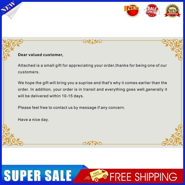 1pc Card Folding Message Card with Business Greeting Word Amazon Card