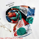 Gifts Elegant Hair Tie Band Women Head Neck Silk Feel Satin Neck Scarf Long