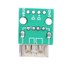10pcs USB 2.0 Female Socket to DIP 4Pin 2.54mm Adapter for Cellphone Data C
