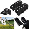 10pcs Golf Head Cover Club Iron Putter Head Protector Set Neoprene Black Newly