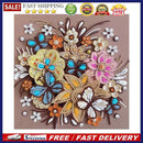 5D DIY Flower Grass Partial Special Shape Rhinestone Drawing Kit for Home