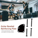 #A Guitar Neck Plate Reinforcement Board Bass Neck Plate Screws Musical Instrume