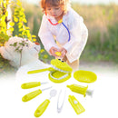 Dentist Kit Pretend Play Doctor Playset for Toddlers 9pcs Ages 3+ (Yellow)