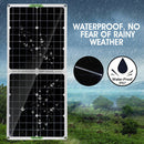 50W Foldable Dual USB Output Device Waterproof Battery Solar Panel (01)