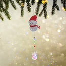 DIY Diamond Painting Christmas Snowman Crystal Light Catcher Charm (AA882) Newly