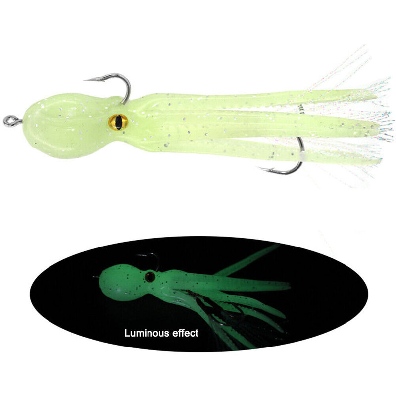 11cm 22g Octopus Soft Fishing Lures Jig Hooks Crankbait Artificial Bait Tackl