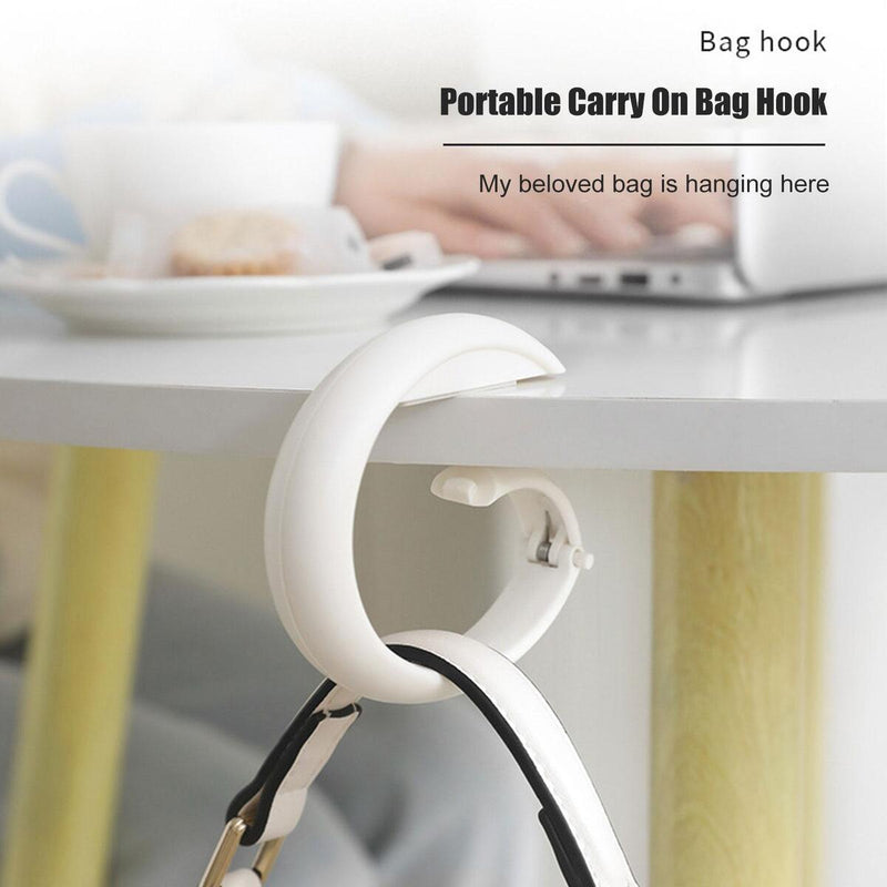 Multi-functional Portable Creative Hanging Bag Hook Punch-free Table Edge Hook`
