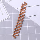 Plastic Hair Braiding Tool Hair Twist Braider Magic DIY Accessories (Brown)