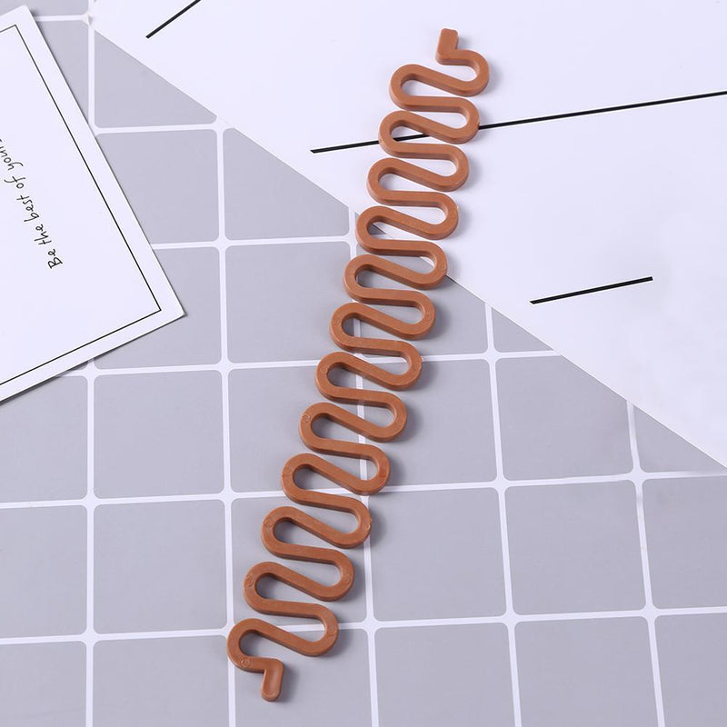 Plastic Hair Braiding Tool Hair Twist Braider Magic DIY Accessories (Brown)