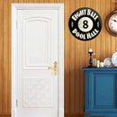 Round Plate Eight Ball Pool Hall Metal Tin Sign Plaque for Bar Pub Club