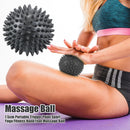6.5cm Portable Trigger Point Sport Fitness Hand Foot Massage Ball (Black) Newly