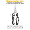 #A Multifunctional Hook Remover Fishing Pliers Multi Tools Braid Line Lure Cutte