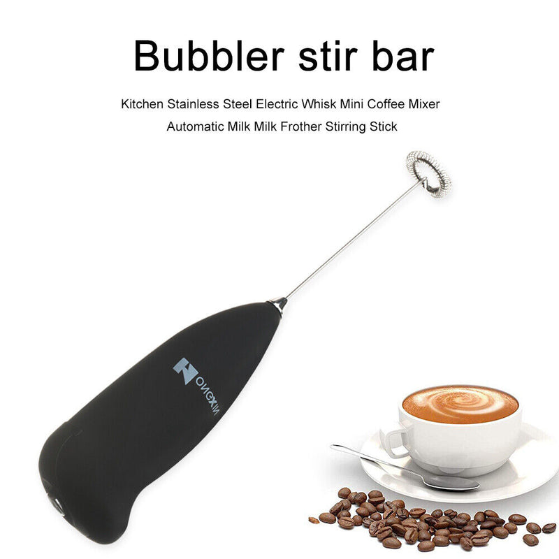 Mini Handheld Electric Egg Beater Blender Coffee Milk Frother Whisk Stirrin