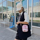 Fashion PU Leather Flap Clutch Women Tie Dyeing Phone Casual Shoulder Bags