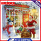 5D Full Round Drill Drawing Picture Santa Diamond Painting Living Room Ornament