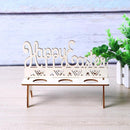 Lovely Easter Egg Rack Shelf DIY Wooden Letters Festival Easter Egg Tray