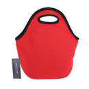 Neoprene Lunch Tote Bag Insulated Waterproof Lunch Box Container (Red)