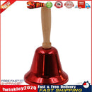 Christmas Hand Bell Santa Claus Jingle Bells Wedding Party Decor (Red) Newly