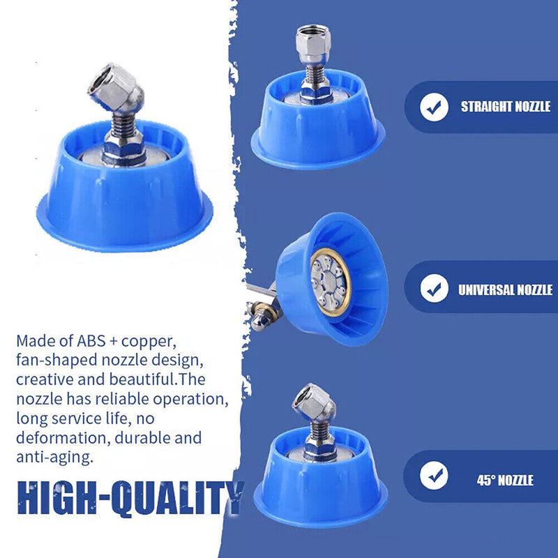 7 Holes High Pressure Watering Sprinkler Garden Irrigation Atomizing Nozzle Head