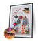 5D DIY Partial Special Shaped Drill Diamond Painting Quilling Bear (UP241) Newly