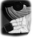 Billiards Snooker Pool Cue Chalk Holder Retractable Drawing Belt Clip