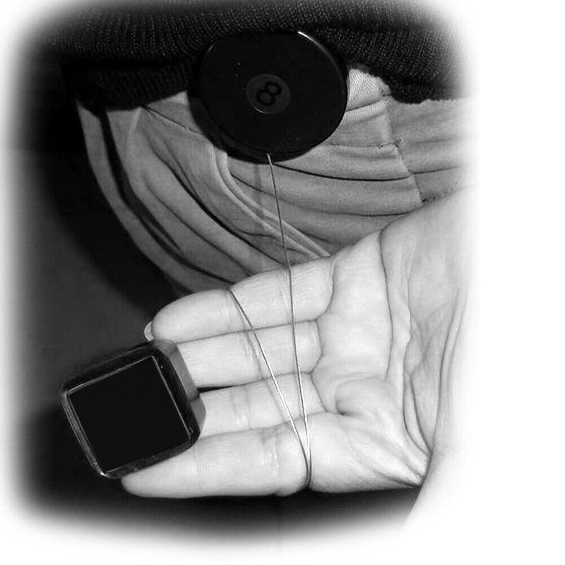 Billiards Snooker Pool Cue Chalk Holder Retractable Drawing Belt Clip