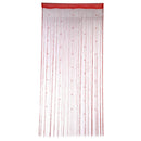 Decorative String Curtain Beads Wall Panel Fringe Room Door Window Red
