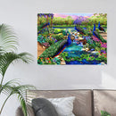 Full Round Diamond Painting Flowers and Peacocks Rhinestone Mosaic Home Wall Art