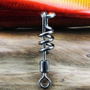 20pcs Fishing Barrel Bearing Swivels Stainless Steel Solid Ring (18mm)