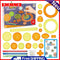 Creative Kaleidoscope Ruler Geometry Template Measuring Ruler for Student Kids