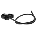 Aluminum 7/8in Motorcycle Handlebar Headlight On/Off Switch w/ LED (Black)