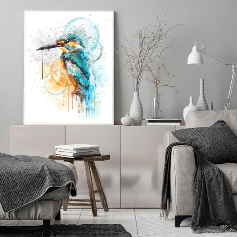 11CT Full Embroidery Bird Cotton Print Cross Stitch Home Living Room Decorati