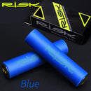 RISK 1 Pair Bicycle Handlebar Cover Non Slip Bike Handle End Grips (Blue) Newly