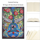 DIY Special Shaped Diamond Painting Violin 50 Pages A5 Drawing Notebook Craft