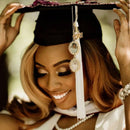 Graduation Cap Tassel DIY Memorial Photo Charms Pendant Bachelor (Style 1) Newly