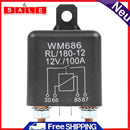 WM686 12V 100 Amp Split Charge/Winch Relay Car Van Boat Mower Starter Relay