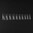 Broadroot 20/100pcs Plastic Gel False Nailtips Clear Cover Acry
