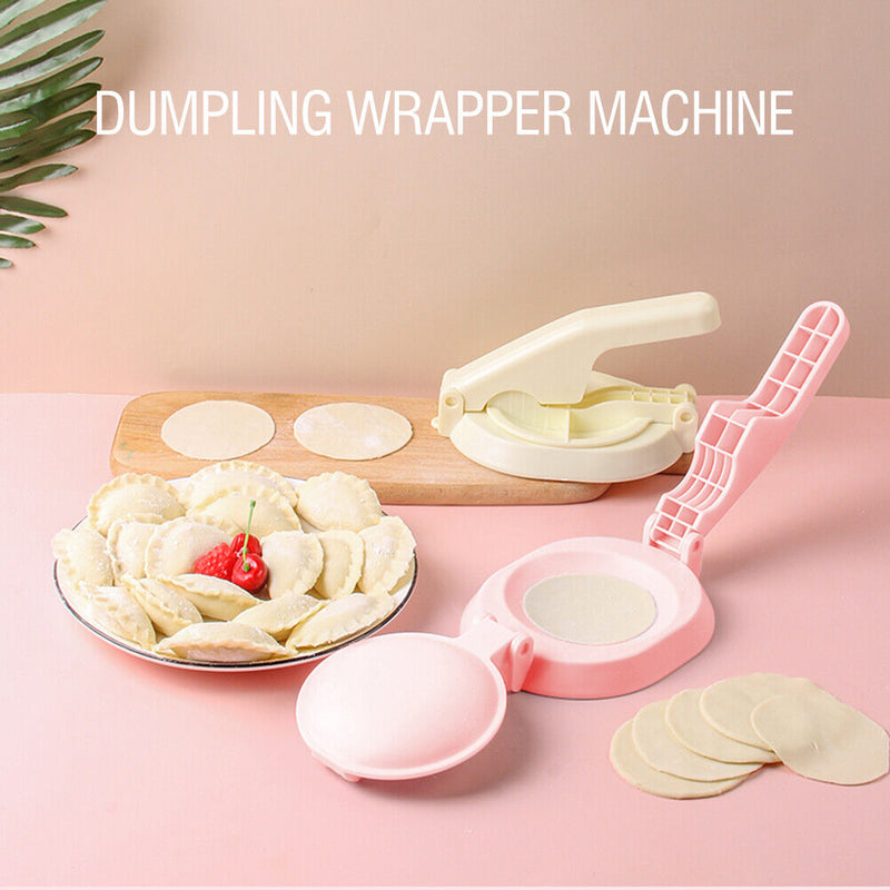 DIY Dumpling Wrapper Presser Pastry Dough Cutting Manual Jiaozi Maker (B)