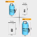 Waterproof Bucket Dry Bag Swimming Kayak Trekking Drift Sack (Blue 10L)