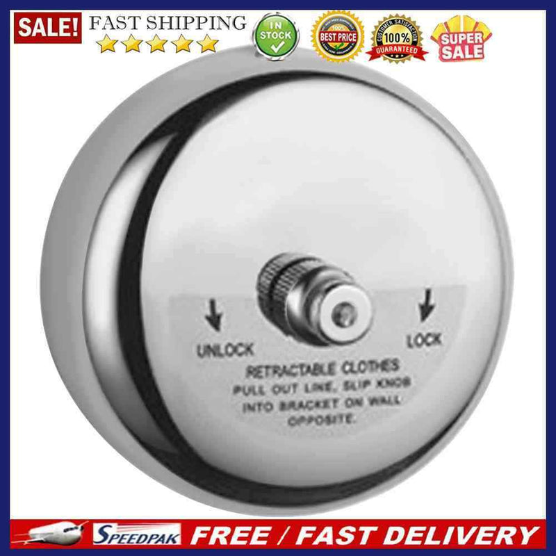 Retractable Adjustable Stainless Steel Clothesline Hanger Rope for Bathroom