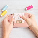Tassel Women Short Wallet Leather Clutch Card Bag Female Purse (Light Pink)