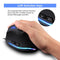 ZEALOTES C-18 10000DPI Adjustable RGB Optical Gaming USB Wired Vertical Mouse