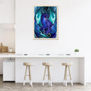 5D DIY Full Drill Square Diamond Painting Dragon Cross Stitch Embroidery