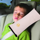 Plush Car Seat Belt Cover Breathable Kids Seatbelt Shoulder Pad (Beige) Newly